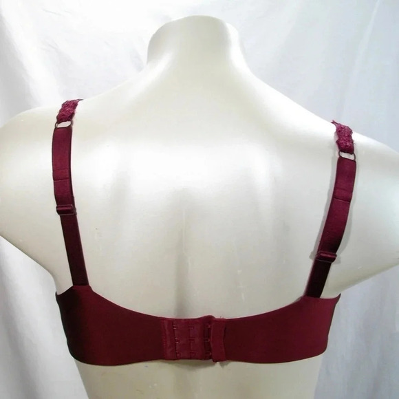 38DDD Paramour 135035 Lissa Contour UW Bra Burgundy NWT - Picture 5 of 10